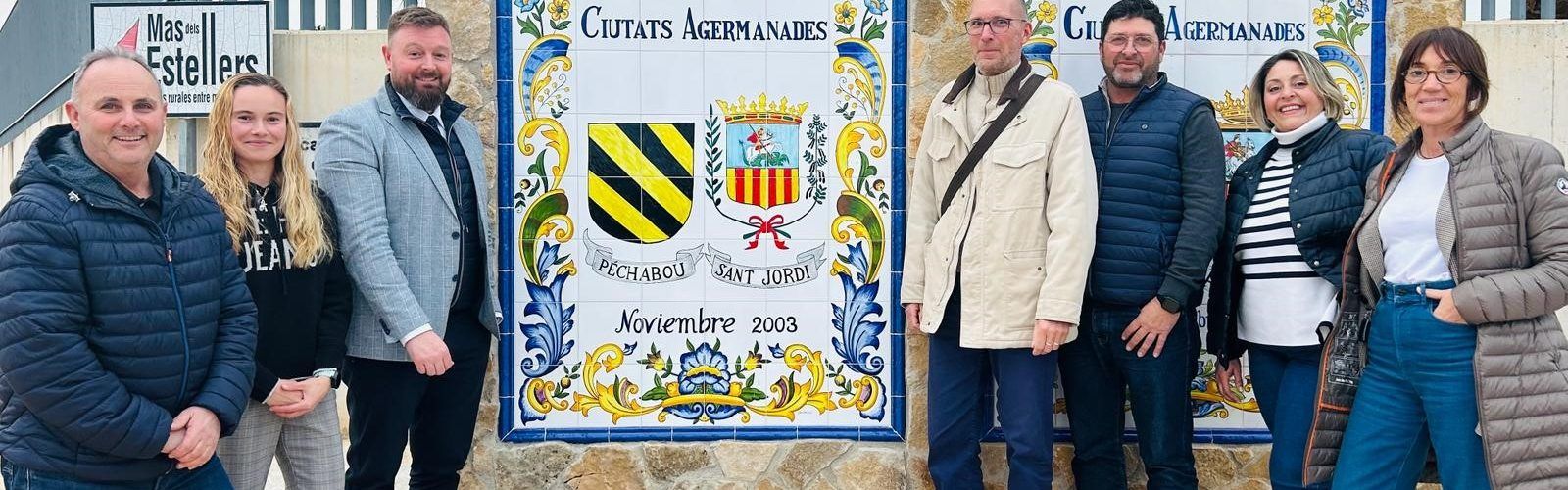 El Ayuntamiento de Sant Jordi potencia su promoción internacional en el aniversario de su hermanamiento con Pechabou  