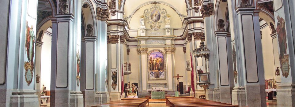 Ben Vist: Interior de l’església parroquial d’Alcalà de Xivert