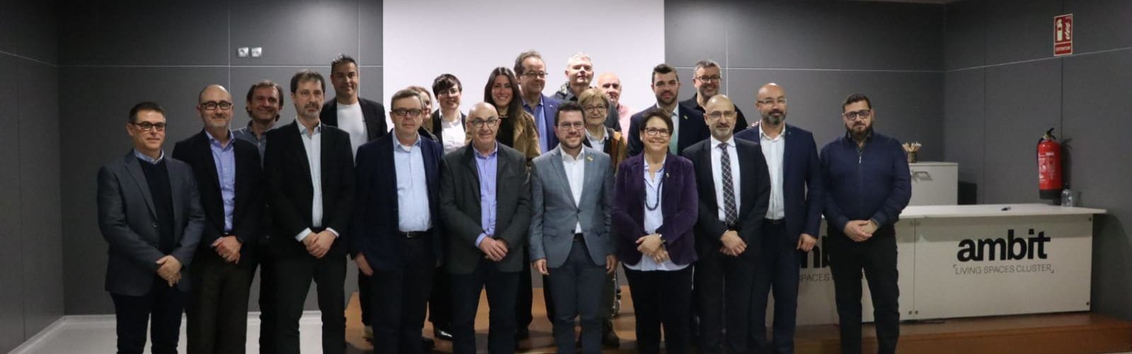 El president de la Generalitat, Pere Aragonès, visita la Sénia