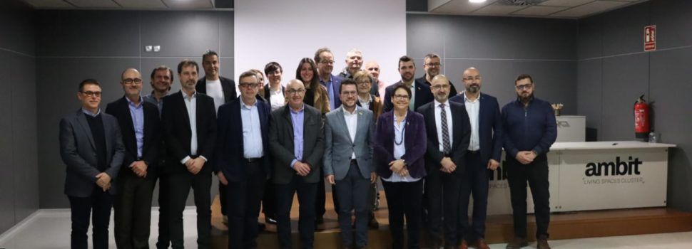 El president de la Generalitat, Pere Aragonès, visita la Sénia