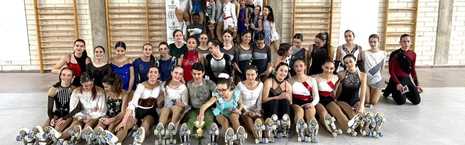 Participació vinarossenca en la prova de patinatge a Alberic