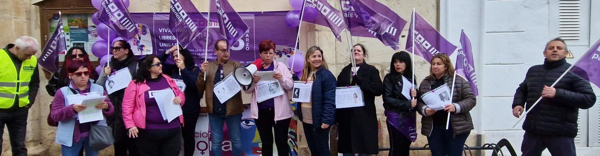 Dia de la Dona: acte de Comissions Obreres (CCOO)