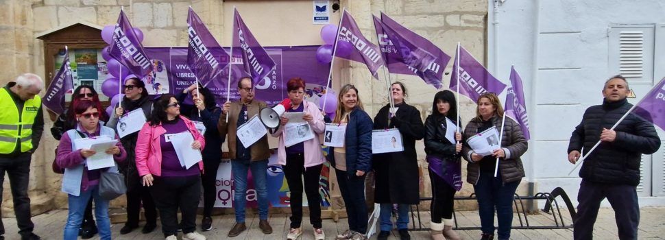 Dia de la Dona: acte de Comissions Obreres (CCOO)