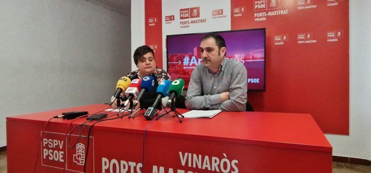 Roda de premsa del PSPV Vinaròs per valorar el congrés de Benicàssim