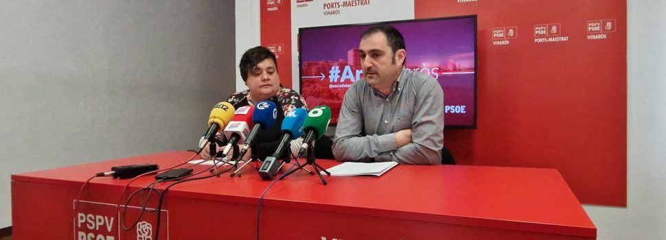 Roda de premsa del PSPV Vinaròs per valorar el congrés de Benicàssim