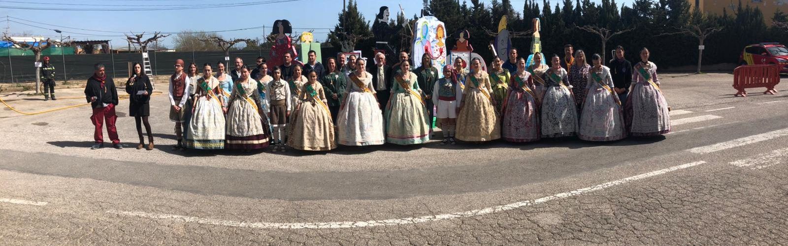 L’alcalde de Santa Magdalena assistix a la Cremà de la Falla de l´IVASS a Benicarló