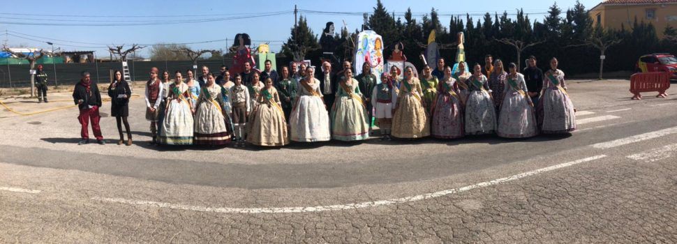 L’alcalde de Santa Magdalena assistix a la Cremà de la Falla de l´IVASS a Benicarló