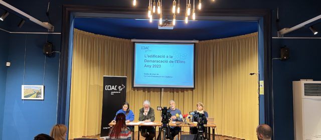 La Demarcació de l’Ebre del Col·legi d’Arquitectes de Catalunya (COAC) analitza el visat de construcció i rehabilitació durant el 2023