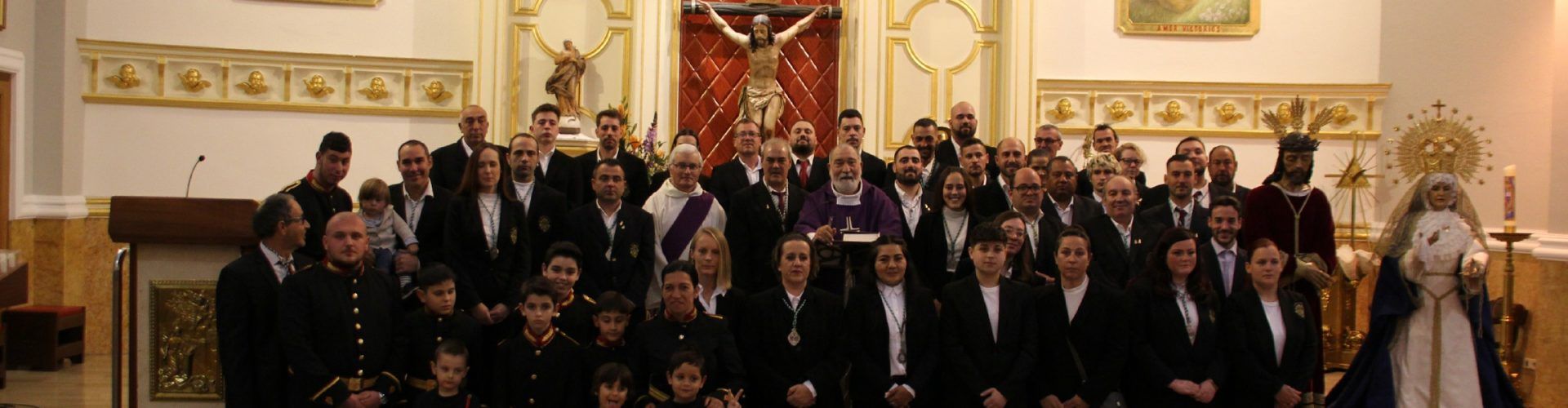 Celebración del quinario de la Hermandad de Nazarenos de Jesús Cautivo y la Merced