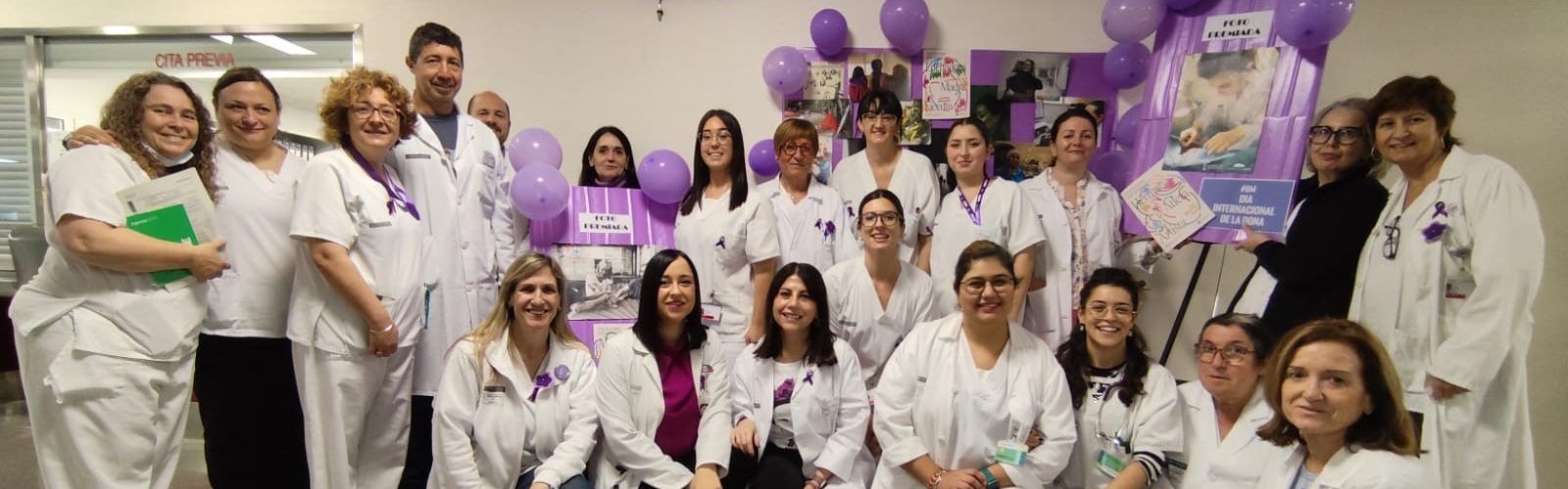 L’Hospital Comarcal de Vinaròs també celebra el Dia de la Dona