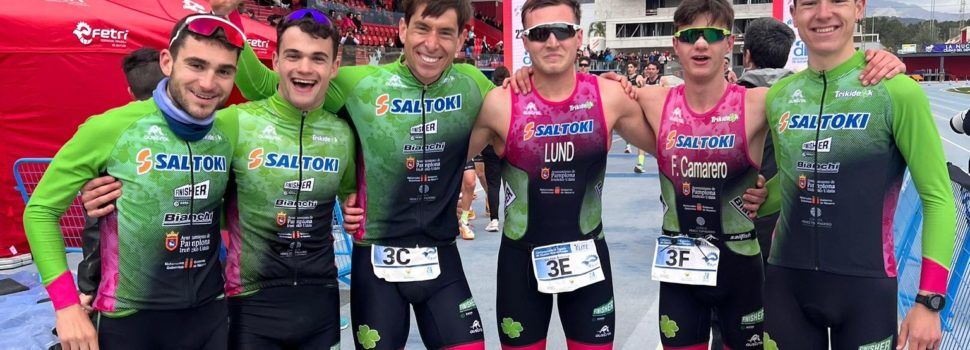 L’equip de Guillem Segura, tercer absolut en el Campionat d’Espanya de duatló per relleus 
