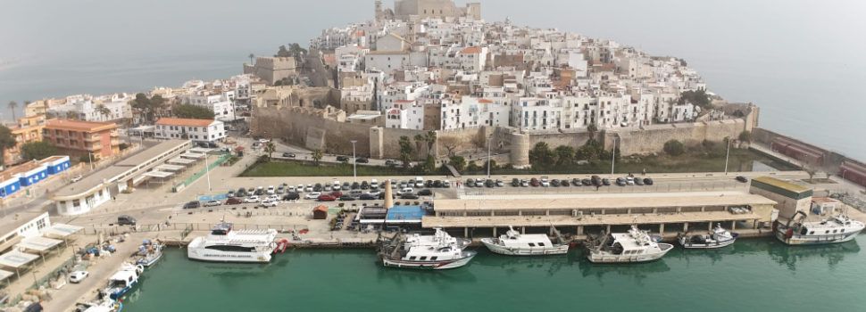 Vídeos en dron de Peníscola, amb boira