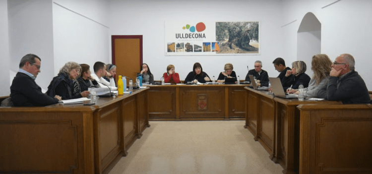 Sessió ordinària del ple municipal d’Ulldecona corresponent al mes de març