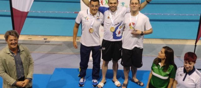 Sergi Castell, medalla d’or en 1.500 lliures en el Campionat d’Espanya FEDDI de natació adaptada
