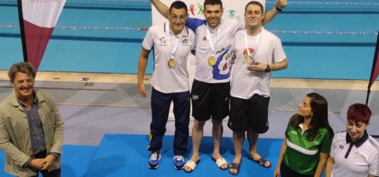 Sergi Castell, medalla d’or en 1.500 lliures en el Campionat d’Espanya FEDDI de natació adaptada