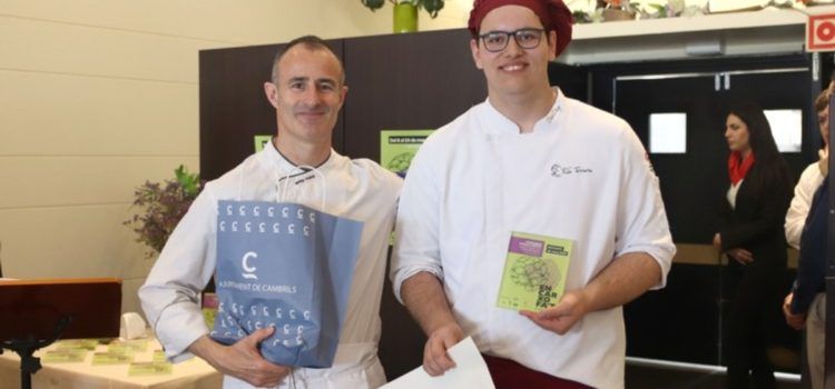 David Ortega, del CIPFP de Benicarló, primer premi del concurs de cuina de Cambrils