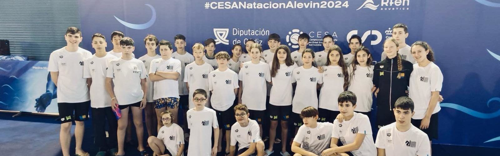 Alonso Escuder (Club Natació Benicarló), amb la selecció valenciana al Campionat d’Espanya a Cadiz