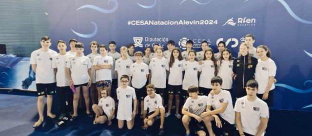 Alonso Escuder (Club Natació Benicarló), amb la selecció valenciana al Campionat d’Espanya a Cadiz