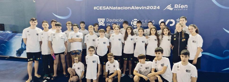 Alonso Escuder (Club Natació Benicarló), amb la selecció valenciana al Campionat d’Espanya a Cadiz