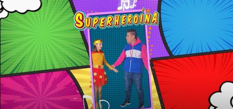El dúo “Nandrea” (Nando Santos y su hija Andrea) estrena “Superheroína”