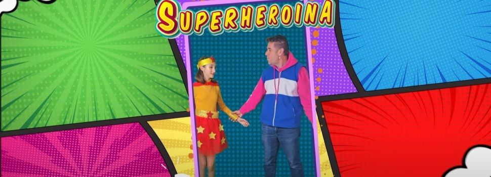 El dúo “Nandrea” (Nando Santos y su hija Andrea) estrena “Superheroína”