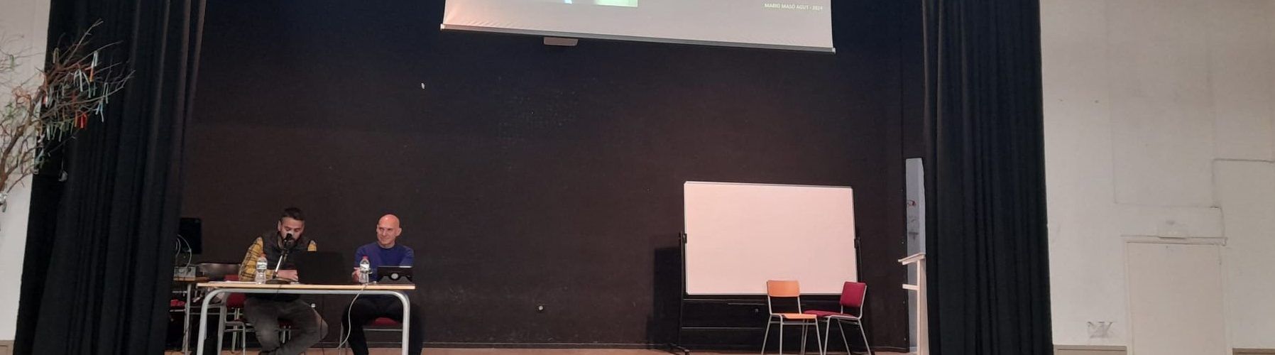 Mario Masó, autor del llibre “Leopoldo Querol: una vida al piano”, visita l’IES Leopoldo Querol
