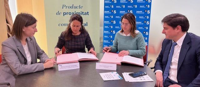 Banco Sabadell firma convenios de colaboración con la Asociación de Vendedores del Mercado Central de Benicarló, la EGM del Polígono Collet y la Asociación de Restauración Benicarló