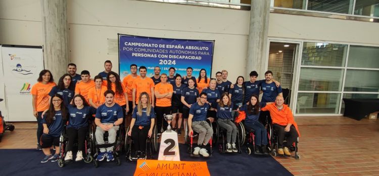 El vinarocense Sergi Castell, en el Campeonato de España de natación por Comunidades Autónomas para personas con discapacidad