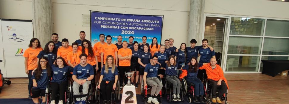 El vinarocense Sergi Castell, en el Campeonato de España de natación por Comunidades Autónomas para personas con discapacidad