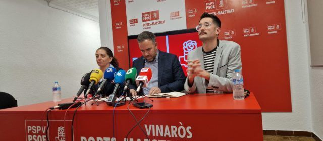 Roda de premsa del PSPV PSOE Ports Maestrat sobre sanitat