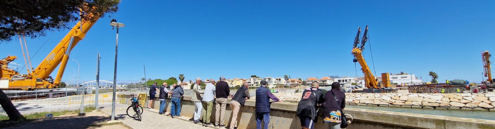Recta final per a la tan esperada passarel·la sobre el riu Cervol
