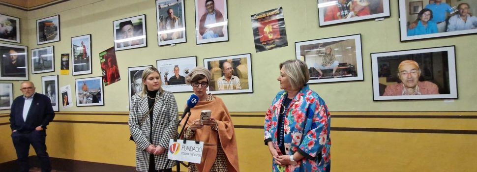 Exposició de fotos fetes a Carles Santos a la Fundació Caixa Vinaròs