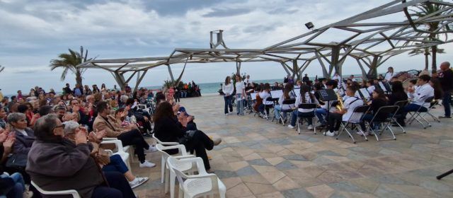 Concert al passeig marítim de les bandes juvenils de Vinaròs i Rossell