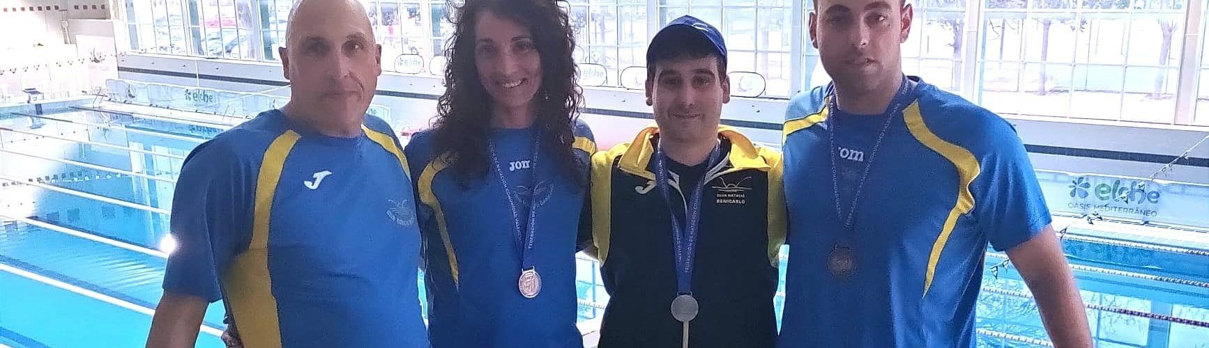 El Club Natació Benicarló suma 7 medalles a l’autonòmic Màster de llarga distància