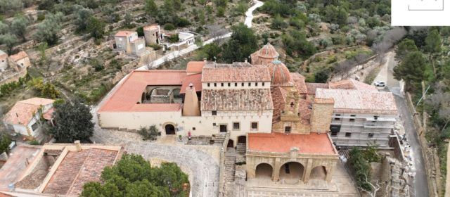 La Font de la Salut, de Traiguera, vista des d’un dron