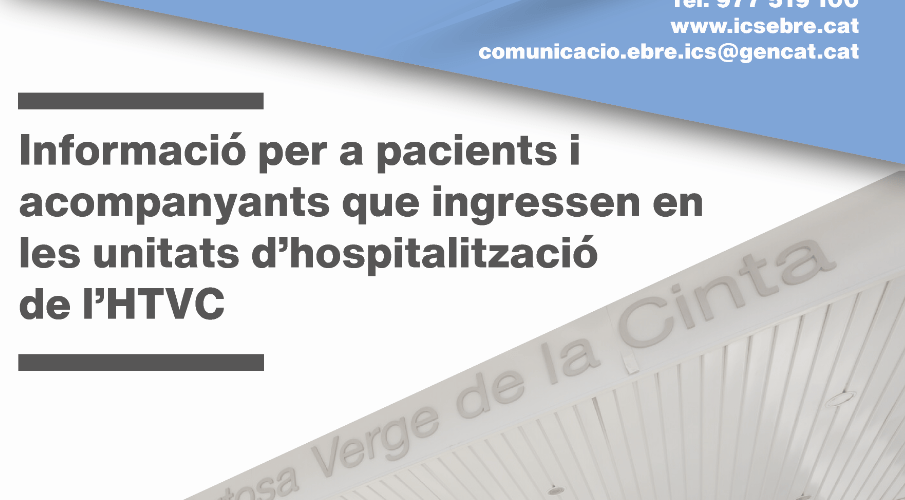 L’HTVC potencia el projecte d’acollida per a millorar l’experiència de les persones ateses