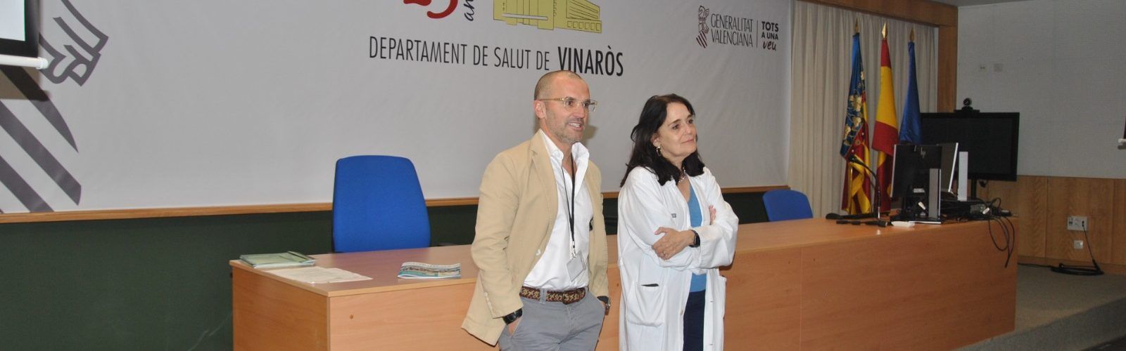 El gerente de la Agrupación Interdepartamental Sanitaria de Castellón, Raul Ferrando visita el Hospital de Vinaròs