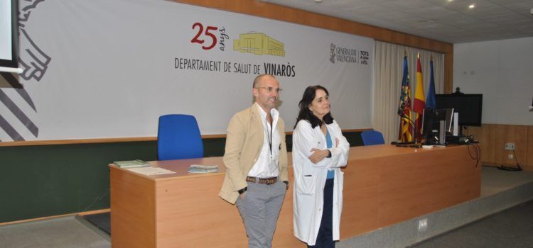 El gerente de la Agrupación Interdepartamental Sanitaria de Castellón, Raul Ferrando visita el Hospital de Vinaròs