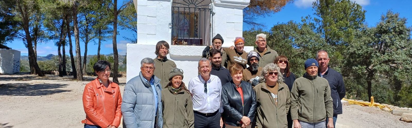 Visita als treballs de la Taula del Sénia amb el taller Pedra en Sec a Sant Marc de Rossell