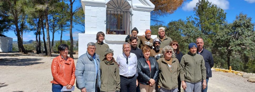 Visita als treballs de la Taula del Sénia amb el taller Pedra en Sec a Sant Marc de Rossell