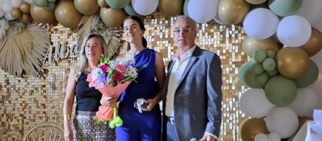 Presentació de la Dama de Festes del Club de Tenis Vinaròs, Alba Castejón Blasco