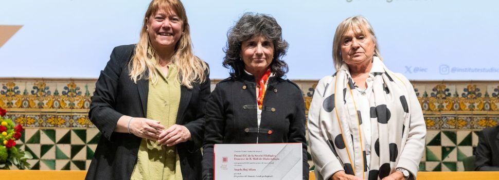 L’IEC premia un treball de la canareva Àngela Buj, professora a l’institut d’Ulldecona