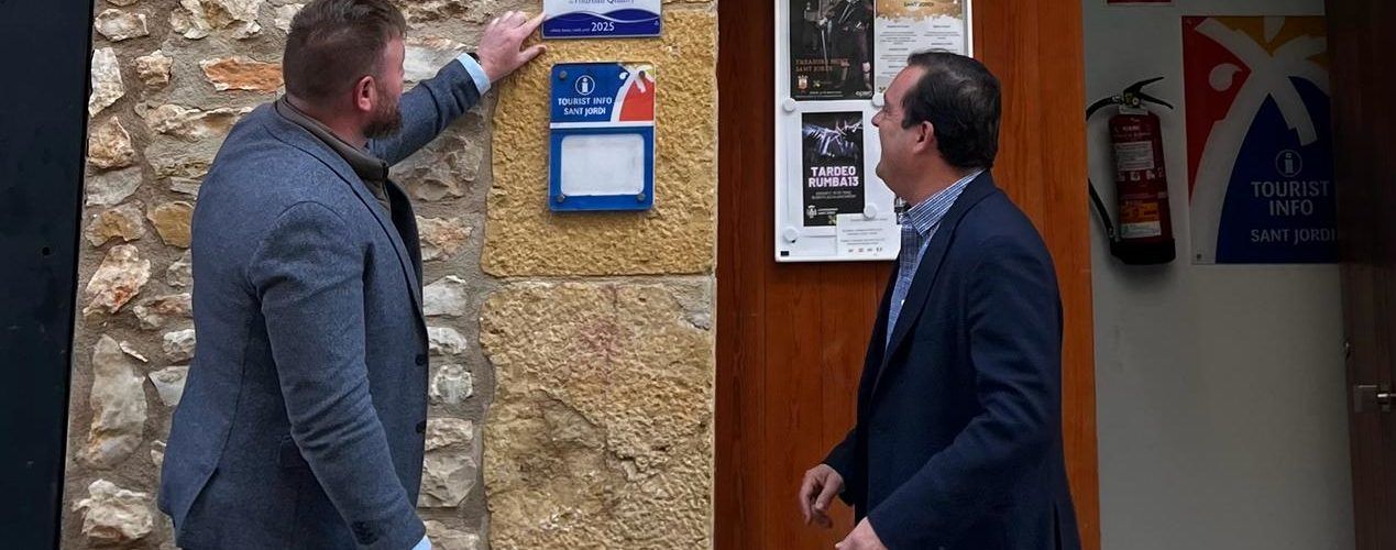 El Ayuntamiento de Sant Jordi busca sinergias con la Diputación para potenciar la promoción de su oferta turística