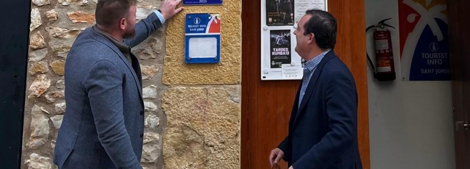 El Ayuntamiento de Sant Jordi busca sinergias con la Diputación para potenciar la promoción de su oferta turística