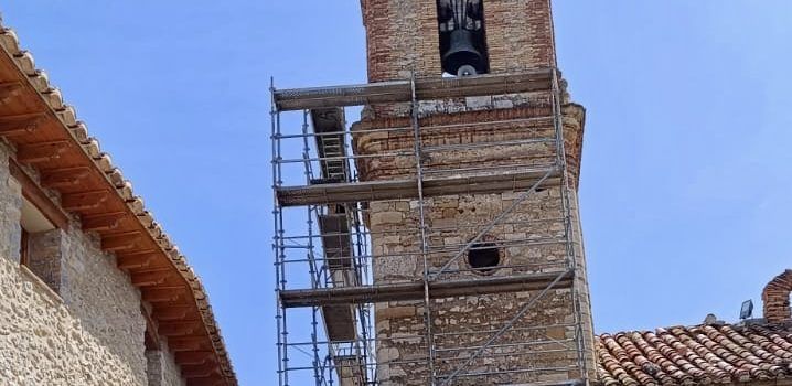 Palanques rehabilita el campanar amb 48.000 euros