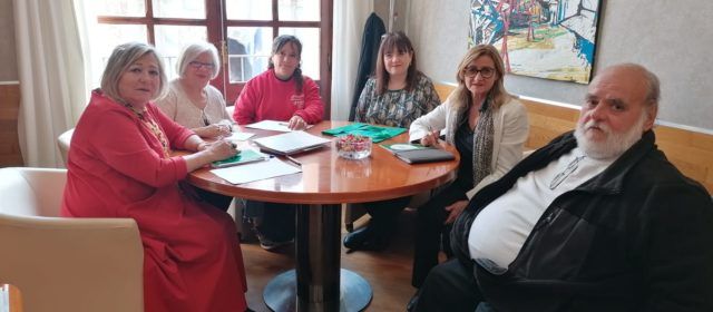 Reunión d’AFANIAD con la alcaldesa