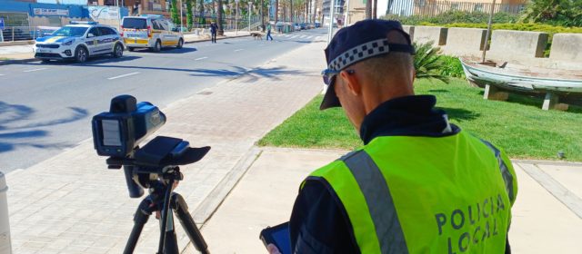 La Policia Local de Benicarló reforça el control de la velocitat en vies urbanes i interurbanes