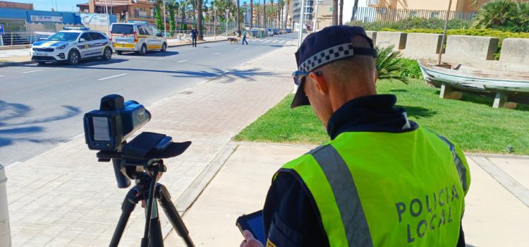 La Policia Local de Benicarló reforça el control de la velocitat en vies urbanes i interurbanes