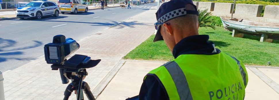 La Policia Local de Benicarló reforça el control de la velocitat en vies urbanes i interurbanes