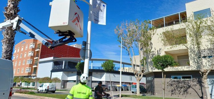 Comença la segona fase de renovació de l’enllumenat públic de Benicarló